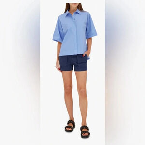 Nili Lotan navy blue shorts sz 10